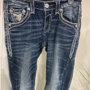 Rock Revival Blue Straight Men's Jeans